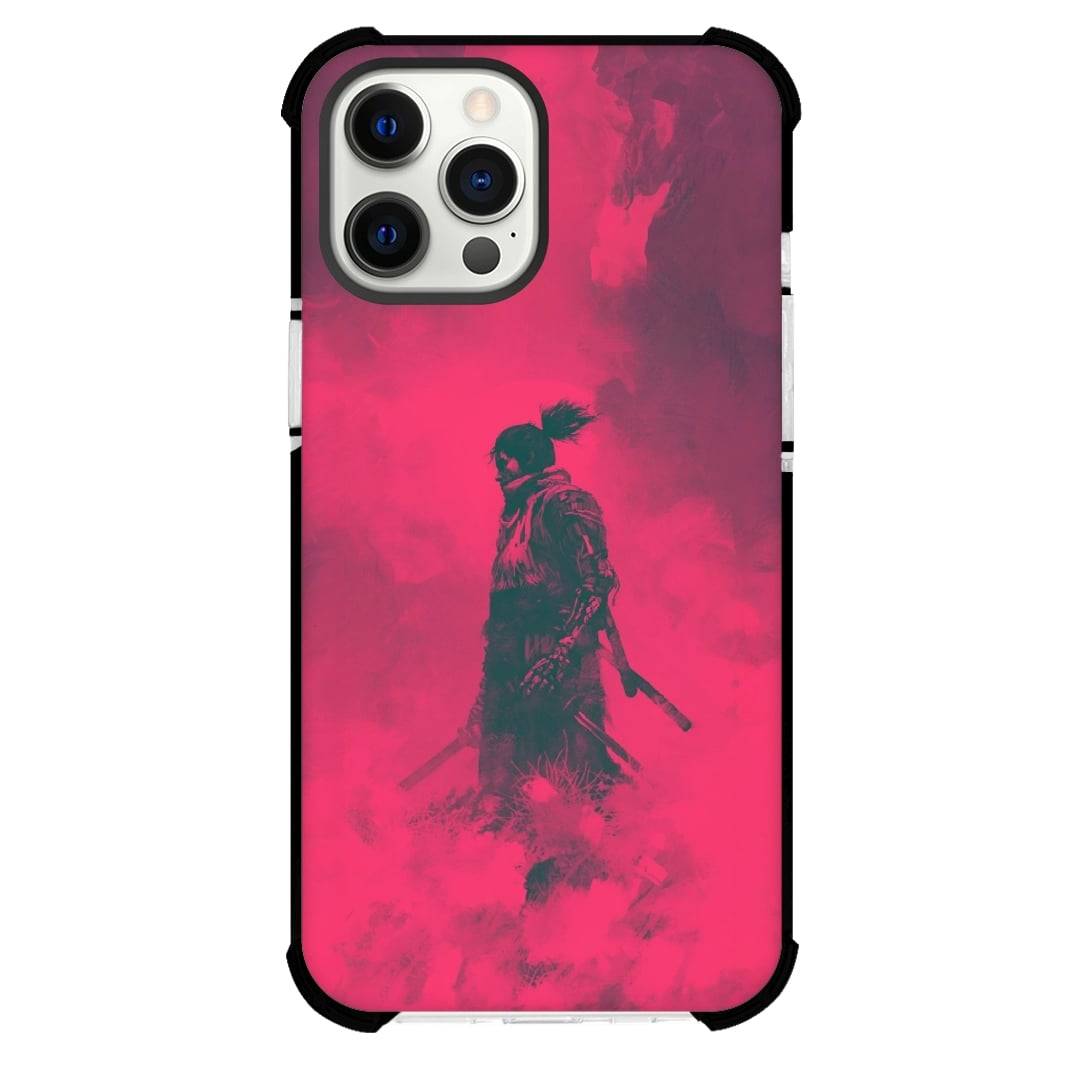 Sekiro Shadows Die Twice Sekiro Phone Case For iPhone Samsung Galaxy Pixel OnePlus Vivo Xiaomi Asus Sony Motorola Nokia - Sekiro Pink Silhouette