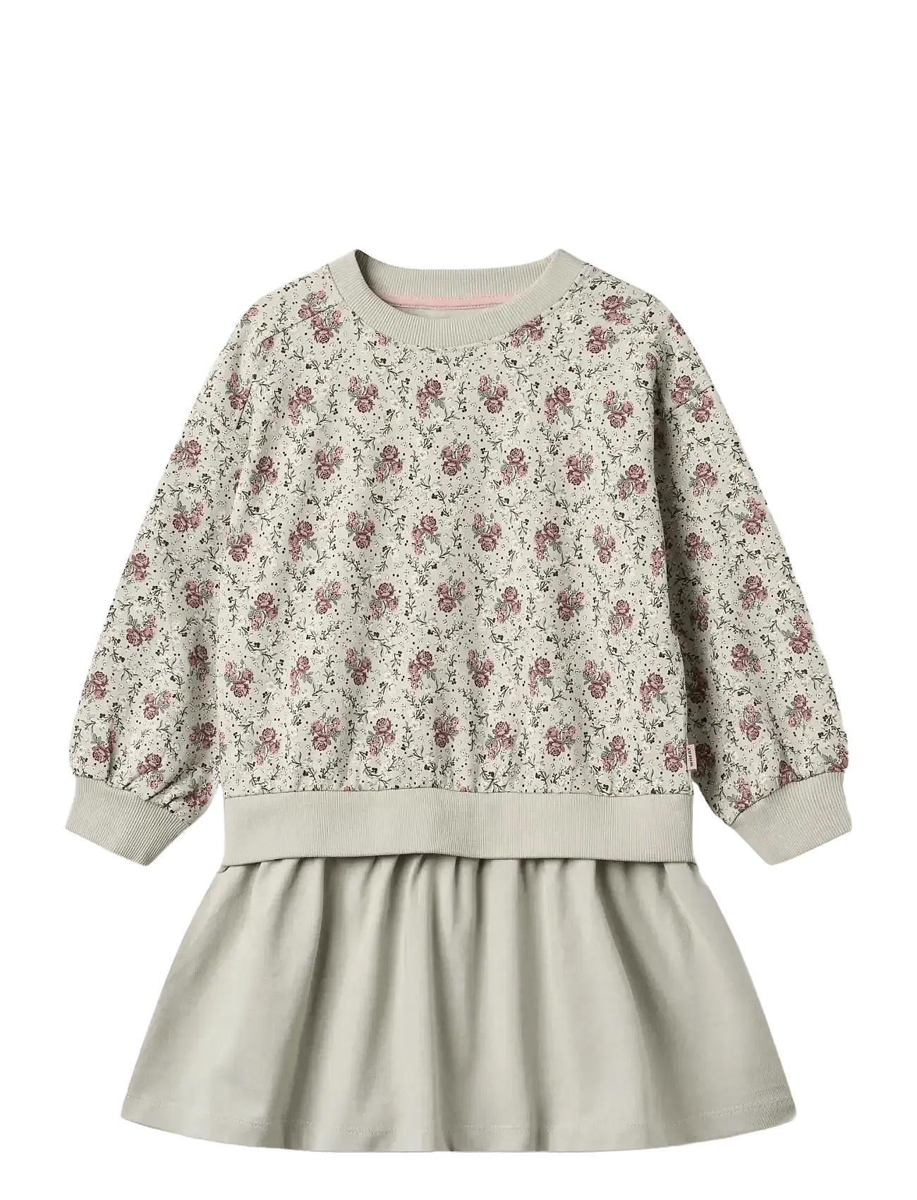WHEAT Sweat Dress L/S Maggie | Green | 104