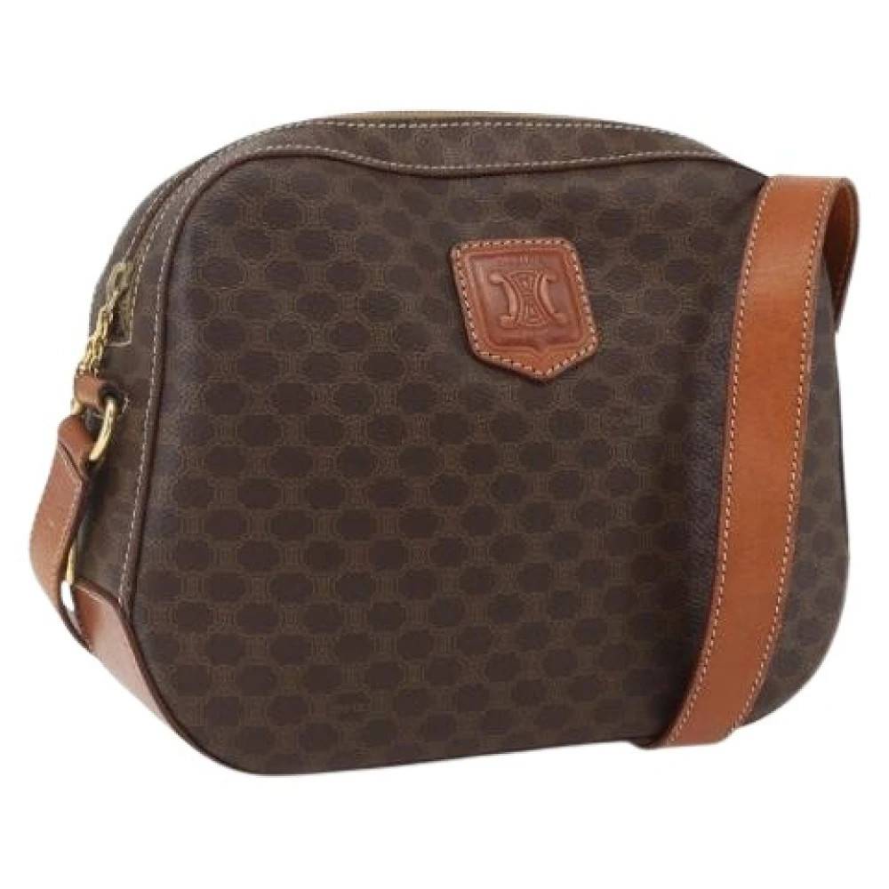 Celine Vintage Pre-owned Plastic Cross Body Taske - Vintage - Dame - Brun - ONE SIZE -