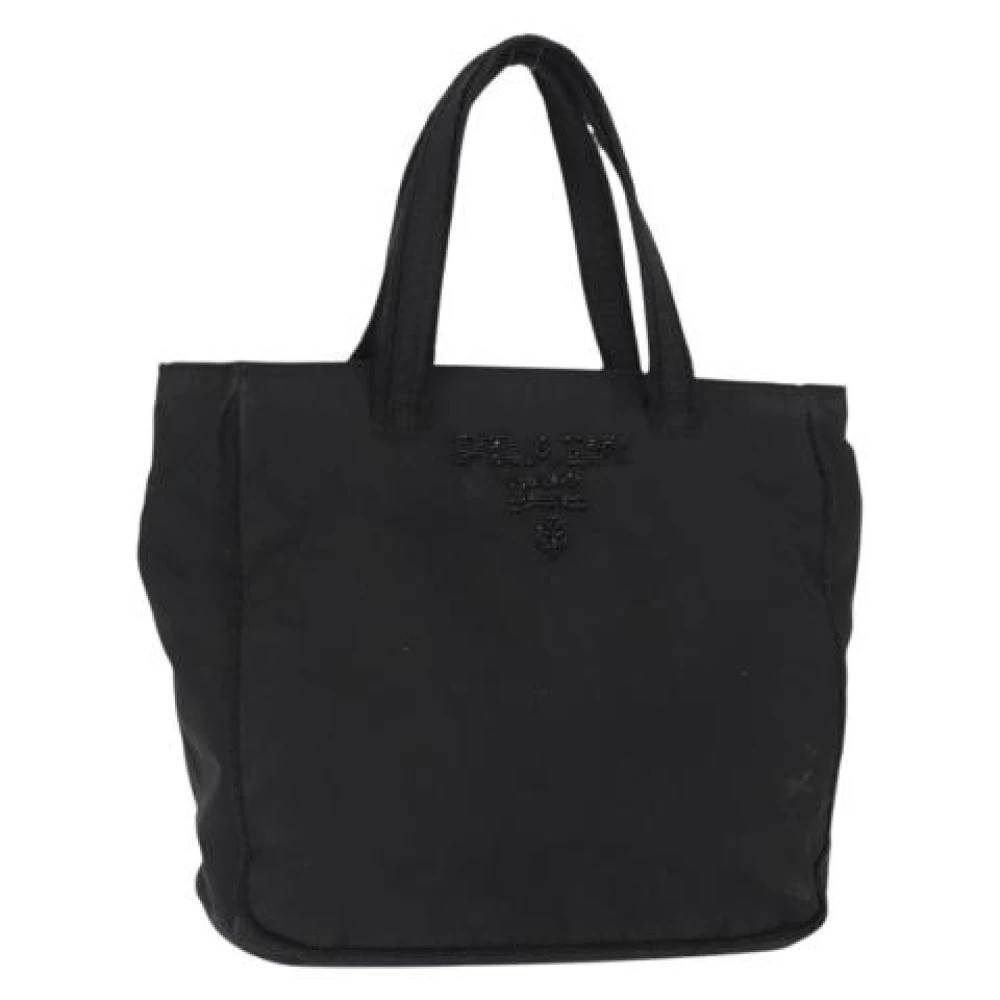 Prada Vintage Pre-owned Tote Bag - Vintage - Dame - Sort - ONE SIZE - Nylon