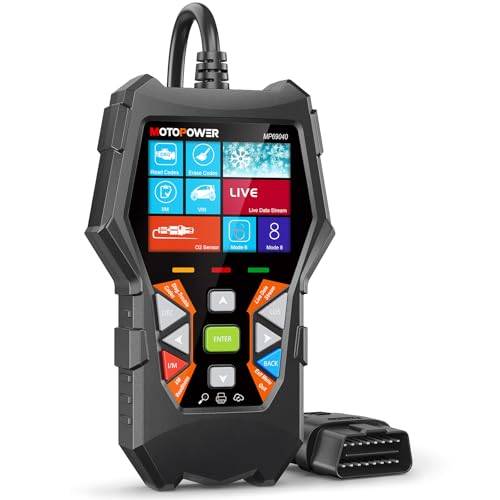 MOTOPOWER MP69040 Bil OBD2 skanner kodläsare motor felkodsläsare skanner CAN diagnostiskt skanningsverktyg för alla OBD II-protokoll bilar - Svart