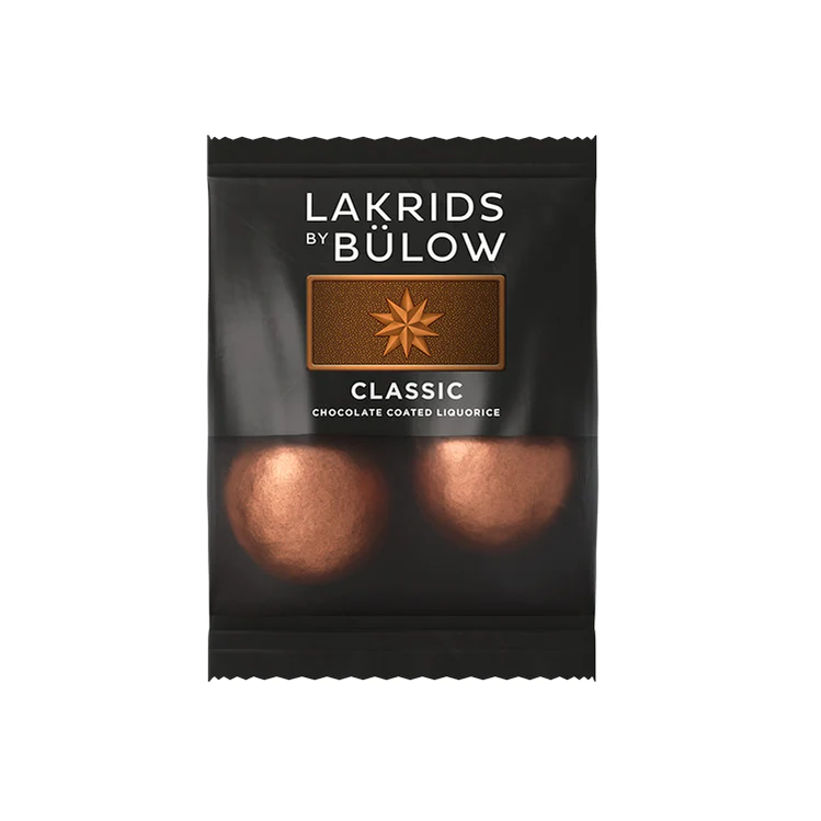 Lakrids by Bülow - Flowpack Mini Classic (2 stk i posen.) ca. 12g.