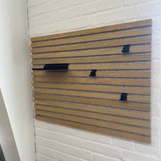 Knagpanel Eg Grå filt - Flere størrelser (Størrelse: 120 cm)
