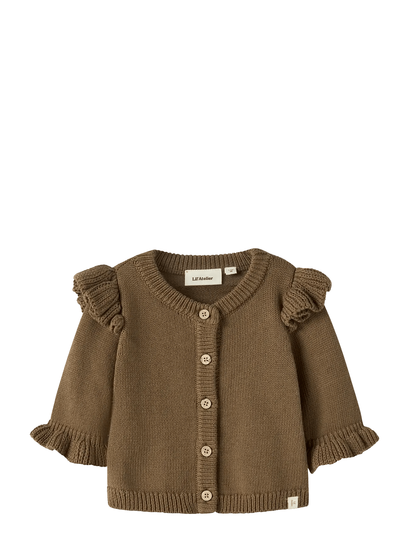 Lil'Atelier Nbfkopa Ls Knit Card Lil - Brown - 56