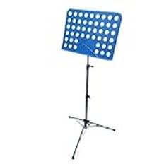 Musikstativ Notställ, Gitarrtillbehör, Hopfällbart Notställ, Bärbart Notställ, Musikställ For Violinkonsert Bärbar Musikstativ(Blue)