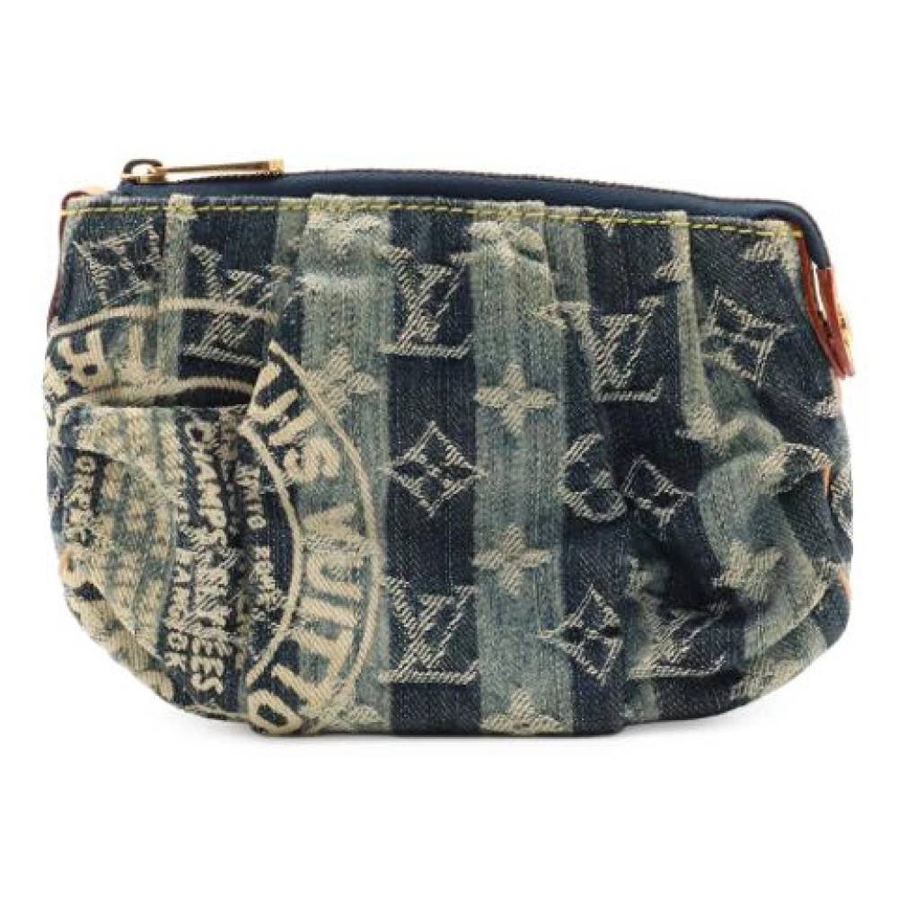 Louis Vuitton Vintage - Pre-owned Handväska Pouch Vintage - Dam - ONE Size - Denim