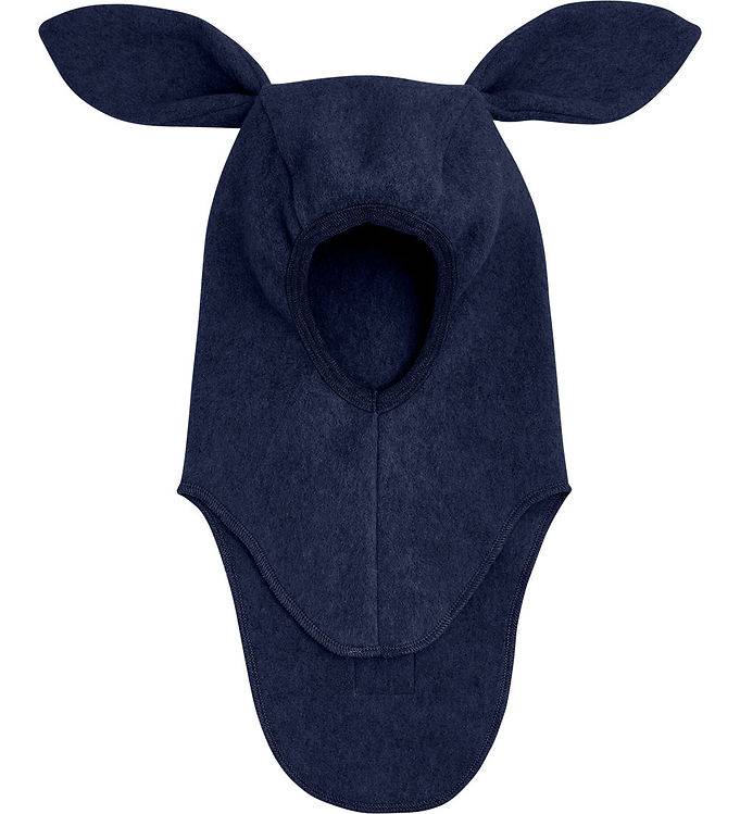 Huttelihut Elefanthue - 1-lags - Fleece - Navy Blazer m. Ører - Huttelihut - 6-12 mdr - Elefanthue - Enkelt