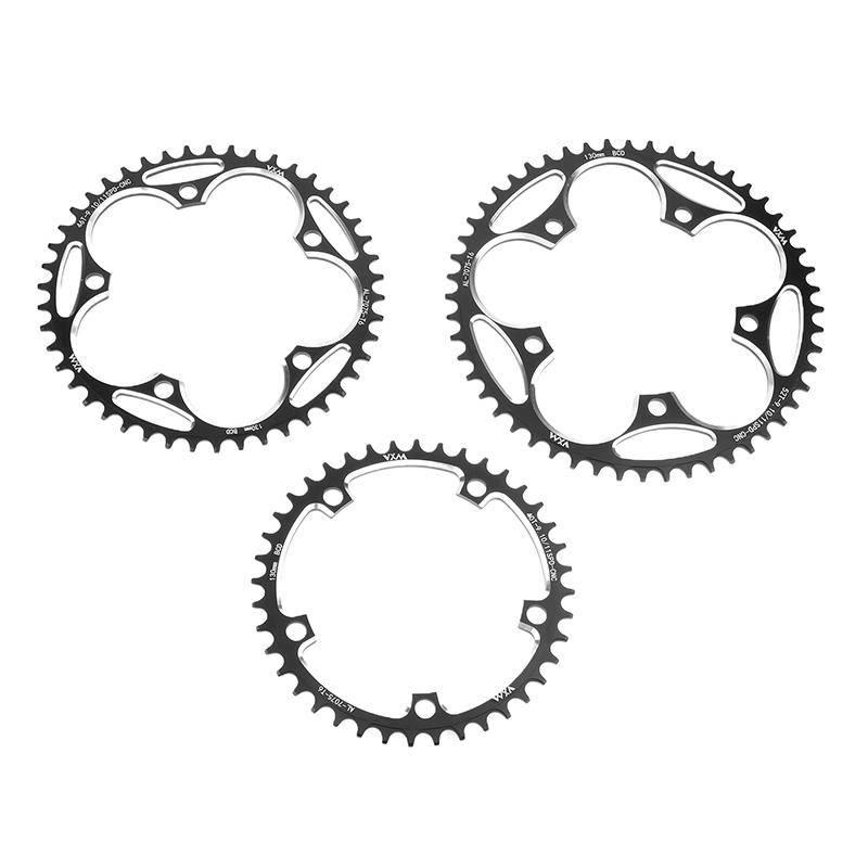 130 Bcd Cykelklinga Narrow Wide Stjärnor 38-60T Al7075 Drev för Landsvägscykel Positiv och Negativ Kuggplatta
