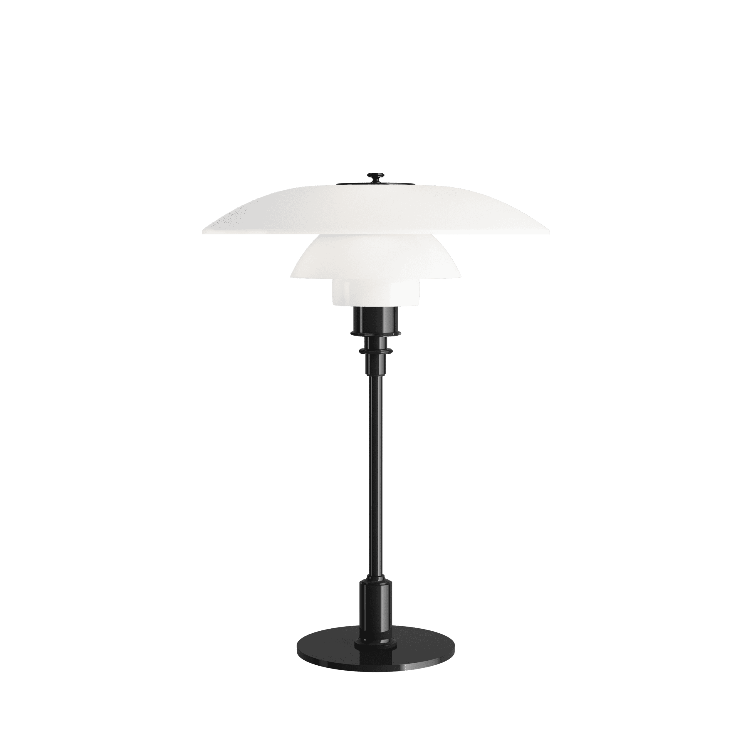 PH 3½-2½ Bordlampe Sort Metalliseret.