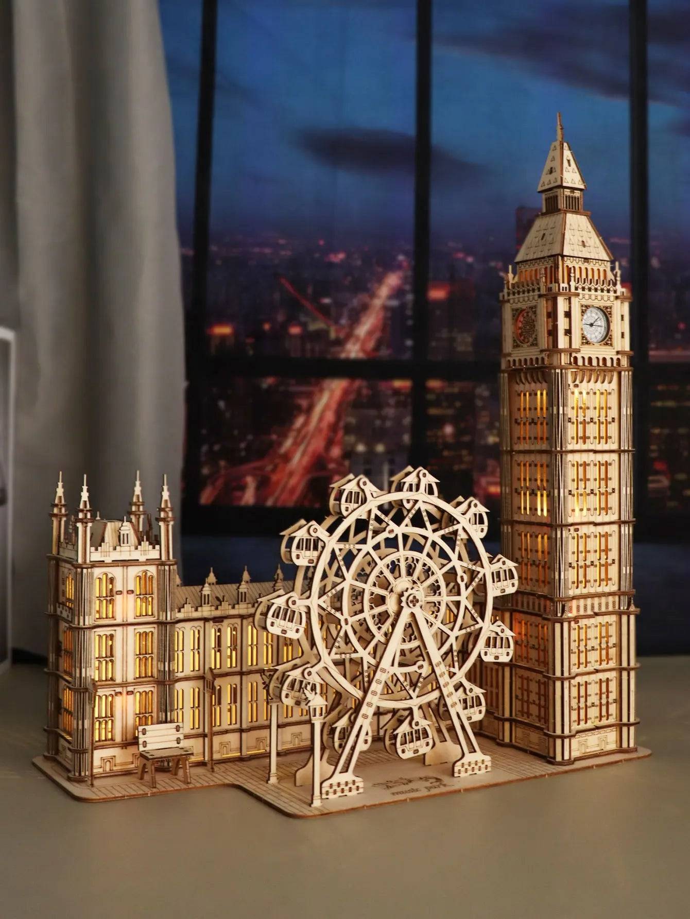 Träpussel Big Ben 3D - Default Title