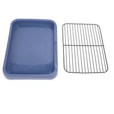 Dog Potty Tray Removable Indoor Dog Training Toilet Odorless Portable Puppy Potty Pad Holder with