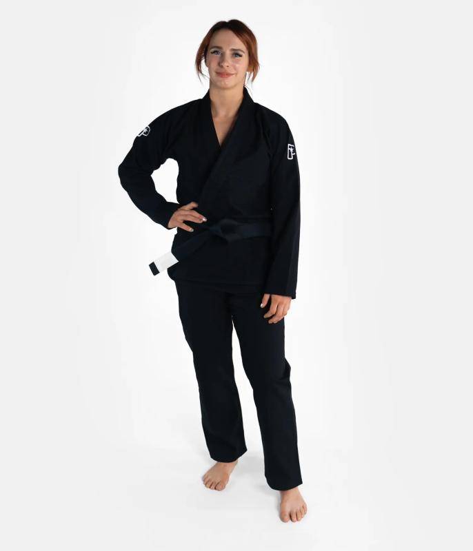 PROGRESS: WOMENS ACADEMY BJJ GI - SVART (F1)