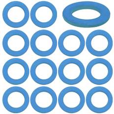 15 st nedre enhet dräneringsplugg tätningspackning, 3/8-16 växellåda glidmedel olja dränering skruvbricka ersättning kompatibel med Mercury utombordare Evinude Mercruiser Outdrive Tohatsu Mariner