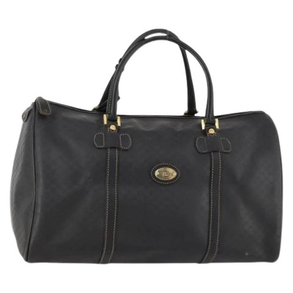 Gucci Vintage Pre-owned Micro Small GG Canvas Boston Taske - Vintage - Dame - Sort - ONE SIZE - Uld