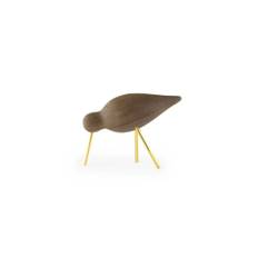 Normann Copenhagen Shorebird Medium - Valnød / Messing