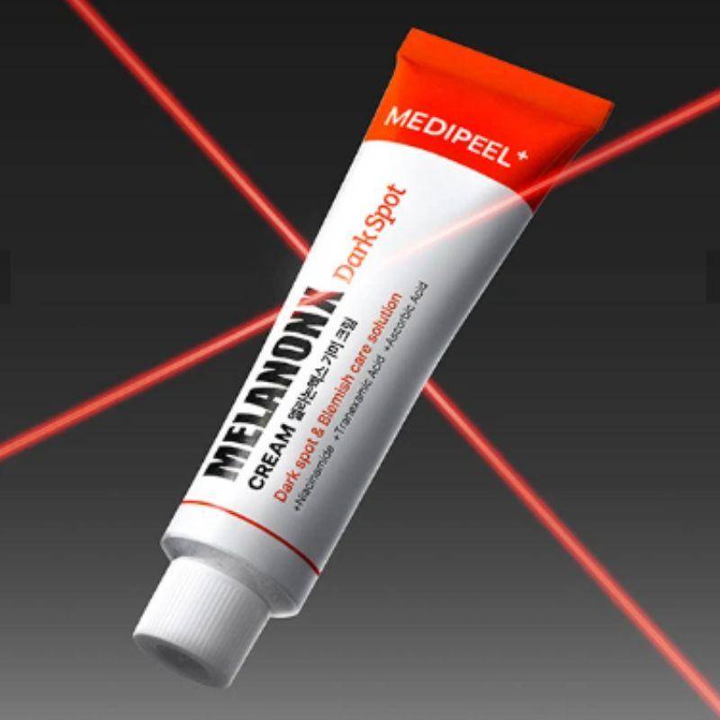 MEDI-PEEL Melanon X Mörkfläckskräm 30 ml – Uppljusande fläckkorrigerande kräm för jämn hudton