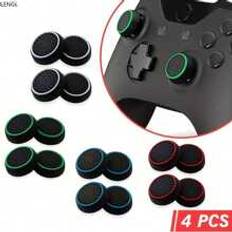 4pcs Replacement Silicone Analog Controller Joystick Thumb Stick Grips Caps Cover For PS5 PS4 PS3 PS2 Xbox One/360 Game Controller