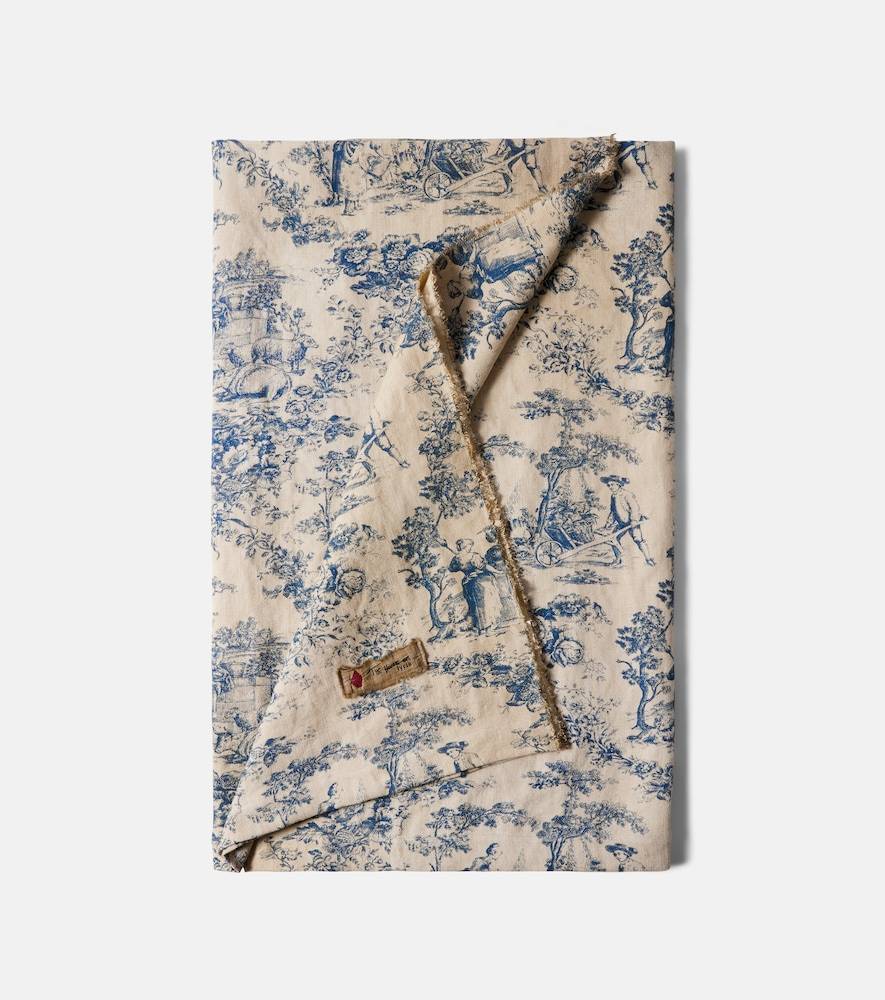 The House of Lyria Glafira floral linen tablecloth