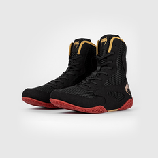 Venum Contender Boxing Shoes Black/Gold/Red, Stl 43 (10 US)
