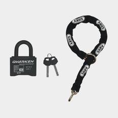 Låspaket klass 3 med hänglås Qvarken (51 mm x Ø12 mm) & låskätting klass 3 ABUS 9KS (250 cm x Ø9 mm)