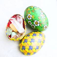Ställningar och tillbehör - Påskägg i plåt med 6 olika fabergé mönster - Kristallrummet