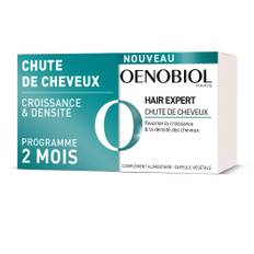 Oenobiol Hair Expert - Håravfall - Förpackning med 2x60 kapslar
