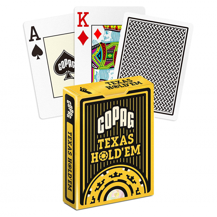 Copag Texas Hold'em poker cards (Black)