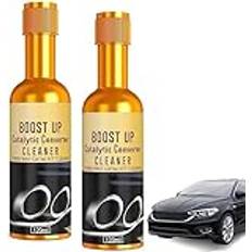 2Pcs GFOUK Catalytic Converter Cleaner,Converter Catalytic Cleaner,Auto Parts Engine Boost up Cleaner,for Engine,Fuel and Exhaust System Cleaner