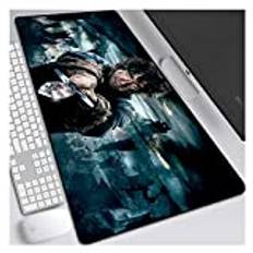 IGIRC musmatta Hobbit 800 x 300 mm musmatta, Extended XXL Large Professional Gaming Mouse Mat med 3 mm stark bas, för bärbara datorer, PC, O