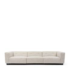 Riviera Maison - Hampton Heights Soffa XL, tweed, vit natur