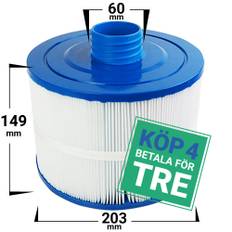 4-pack Spafilter som passar bl.a. Villeroy &amp; Boch | Caldera | Bullfrog