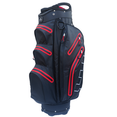 Atlanta Golf Copenhagen 100 % vandtæt golfbag Sort Rød