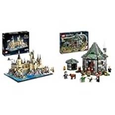 LEGO Harry Potter Schloss Hogwarts mit Schlossgelände & Harry Potter Hagrids Hütte: EIN unerwarteter Besuch Set