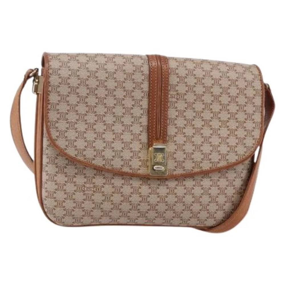 Celine Vintage - Pre-owned Canvas Crossbody Bag Vintage - Dam - ONE Size -