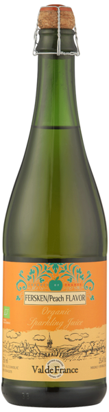 Cider Fersken u/alkohol Økologisk - Val de France 75 cl..