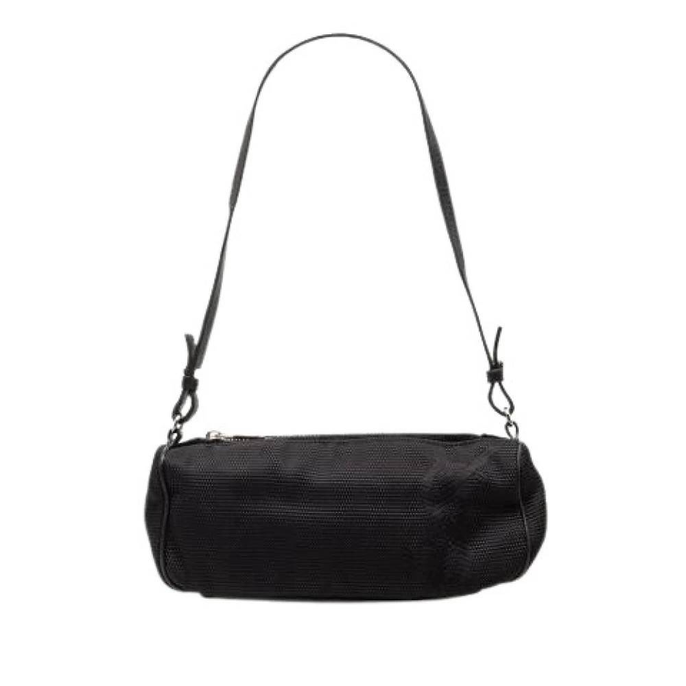 Yves Saint Laurent Vintage Pre-owned Nylon Skuldertaske - Vintage - Dame - Sort - ONE SIZE - Uld
