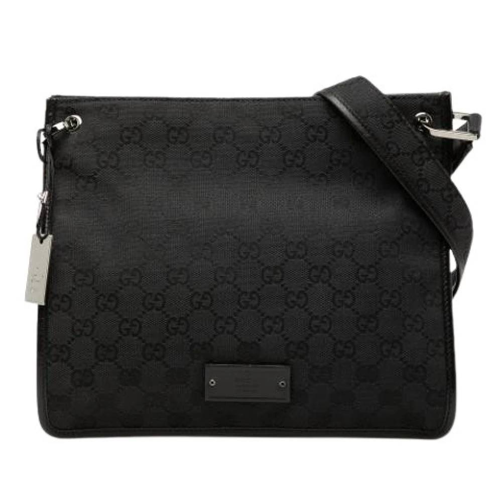 Gucci Vintage Pre-owned Canvas gucci-tasker - Vintage - Dame - Sort - ONE SIZE -