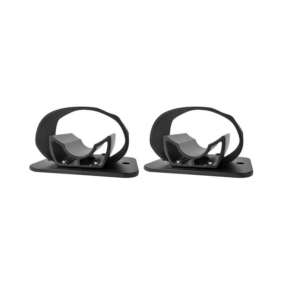 2X Bicycle Fork Mount Car Roof Rack Bicycle Quick Release Thru Axle Mount Adapter Black