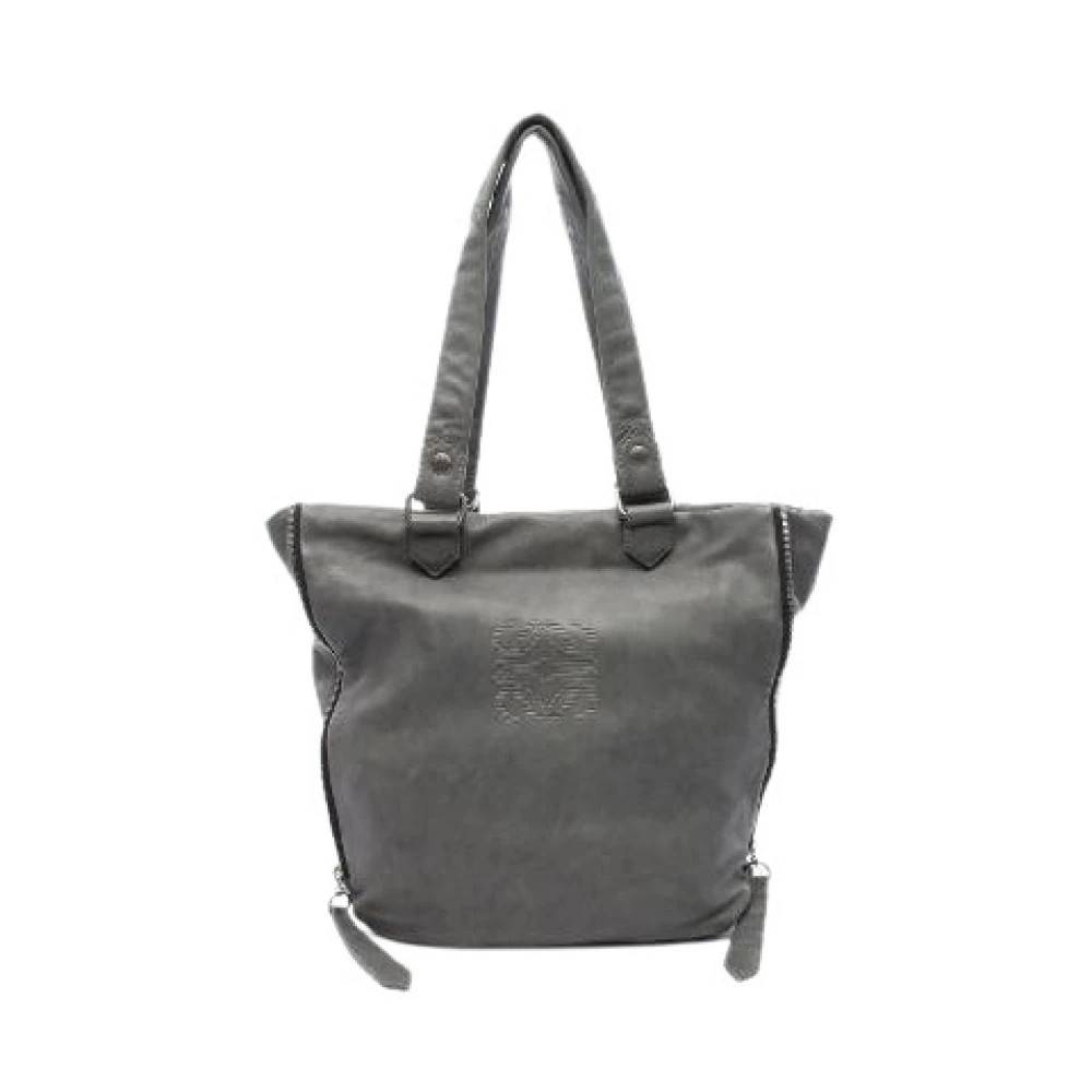 Loewe Pre-owned - Pre-owned Anagram Läder Tote Bag Vintage - Dam - ONE Size - Läder