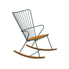 Houe - PAON Rocking Chair - Pine Green - Solstolar - Henrik Pedersen - Metall/Trä
