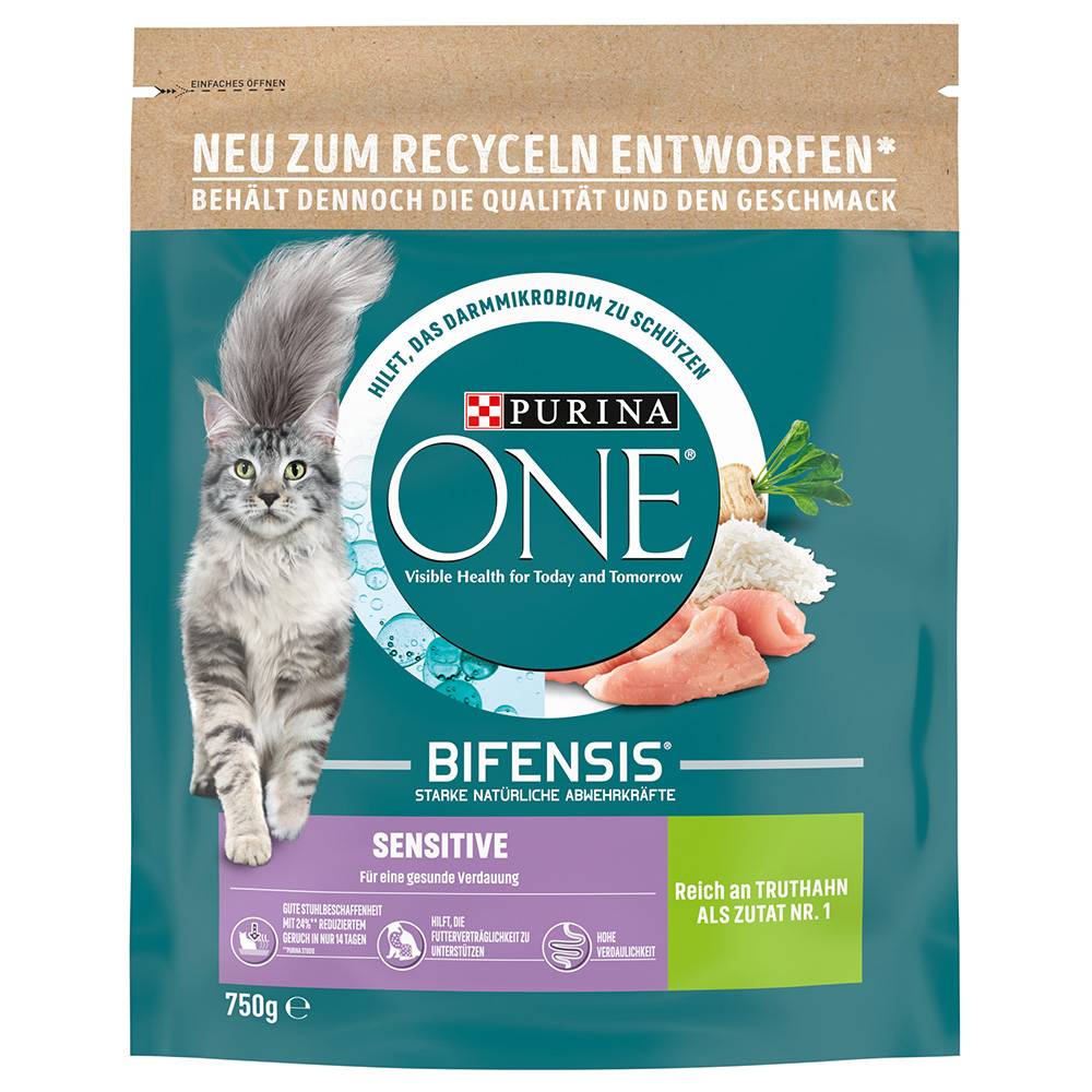 PURINA ONE Sensitive - Økonomipakke: 3 x 2,8 kg