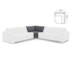 Lexpo Think modulsofa (Loft Creme stof, Think hjørnemodul)