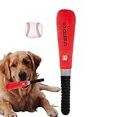 weiting Baseball Bat Dog Toy, Baseball Bat Dog Chew Toy,Dog Treat Toy Inbyggt gnissel - Valpbarnsleksaker Tuggleksak för valpbarnssjukdomar