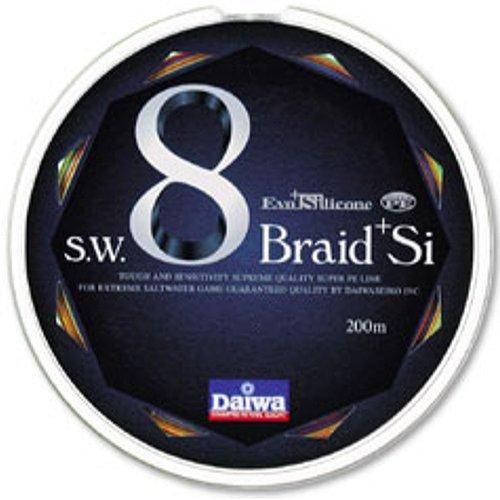 Daiwa PE-lina Saltvatten 8-flätad Si 300m 2 300m Flerfärgad 4625761 + Nr.