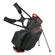 Big Max Aqua Hybrid 4 Standbag i Sort/Grå/Rød