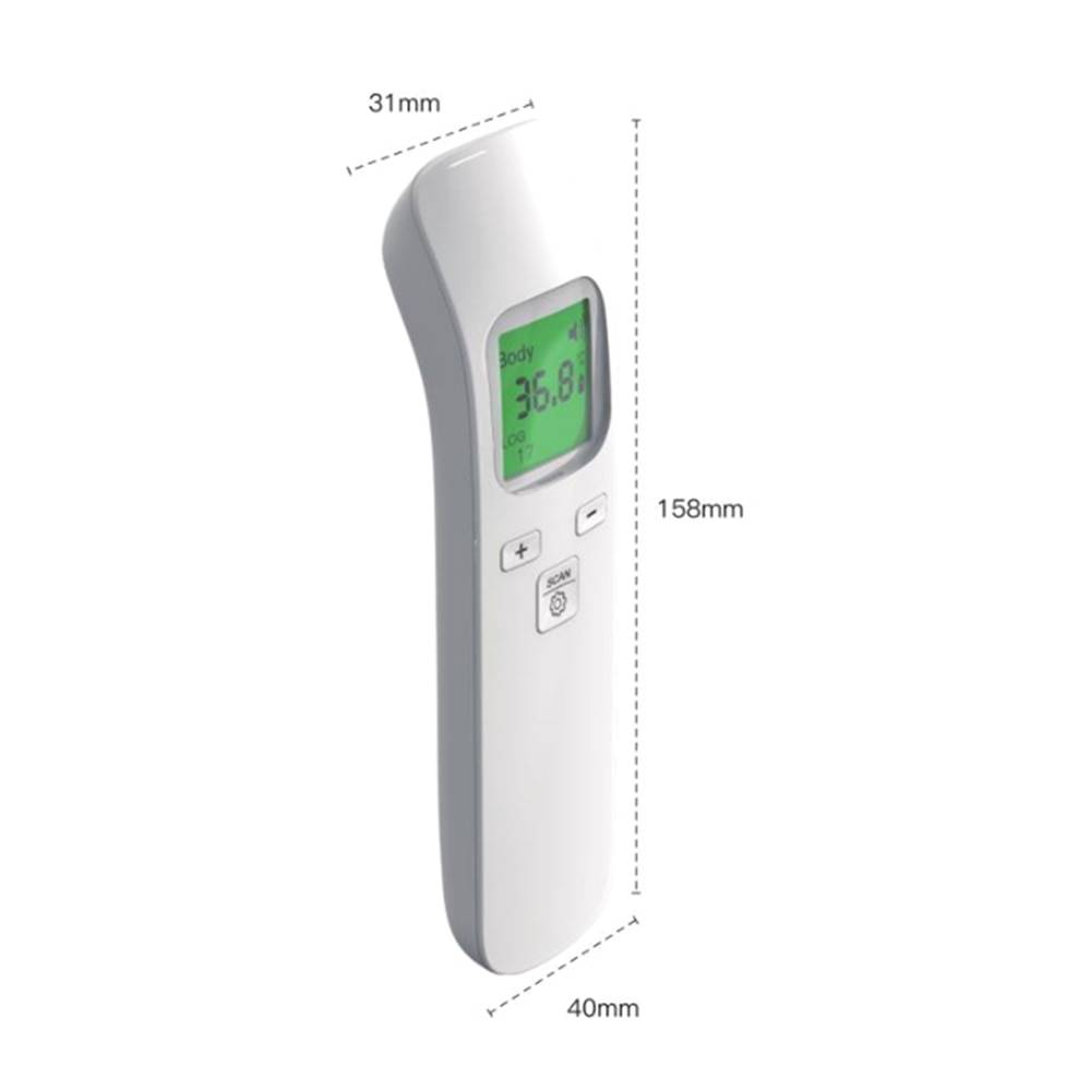 Handhållen beröringsfri infraröd termometer bärbar ir termometer lcd digital display snabb mått ir termometer