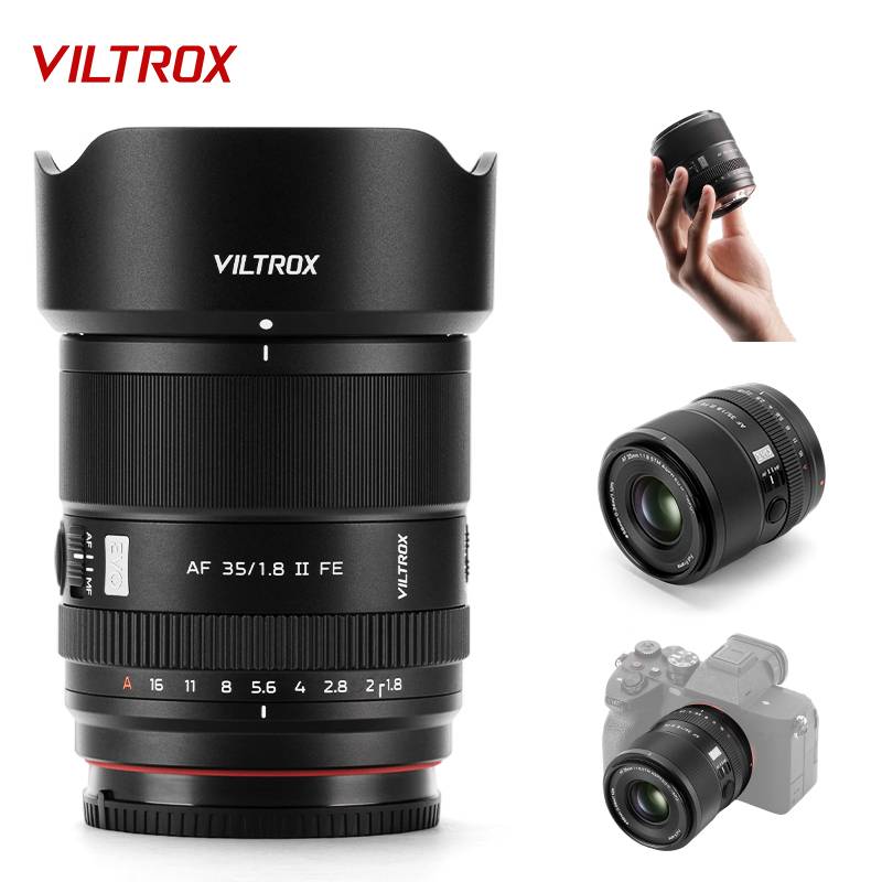 Viltrox 35mm F1.8 II EVO/55/16mm F1.8 EVO STM Full Frame Portrait Lens for Sony E Nikon Z Mount A7M4 A7R5 A7C A7C II ZV-E1 Z5 Z6