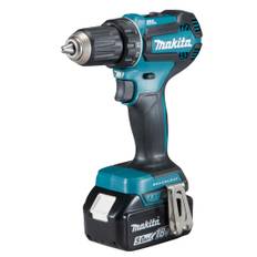 Makita bore/skrue mask. 18v. 2x5amp