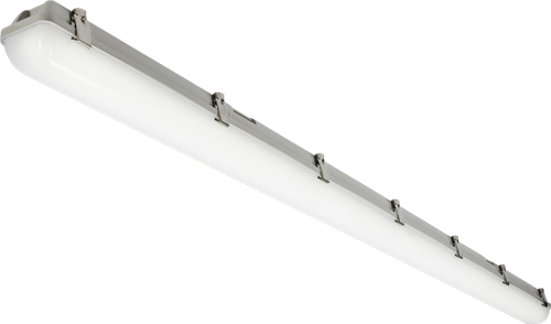 KnightsBridge 230V IP65 IK08 6ft 65W DALI CCT Adjustable ST Emergency Non-Corrosive
