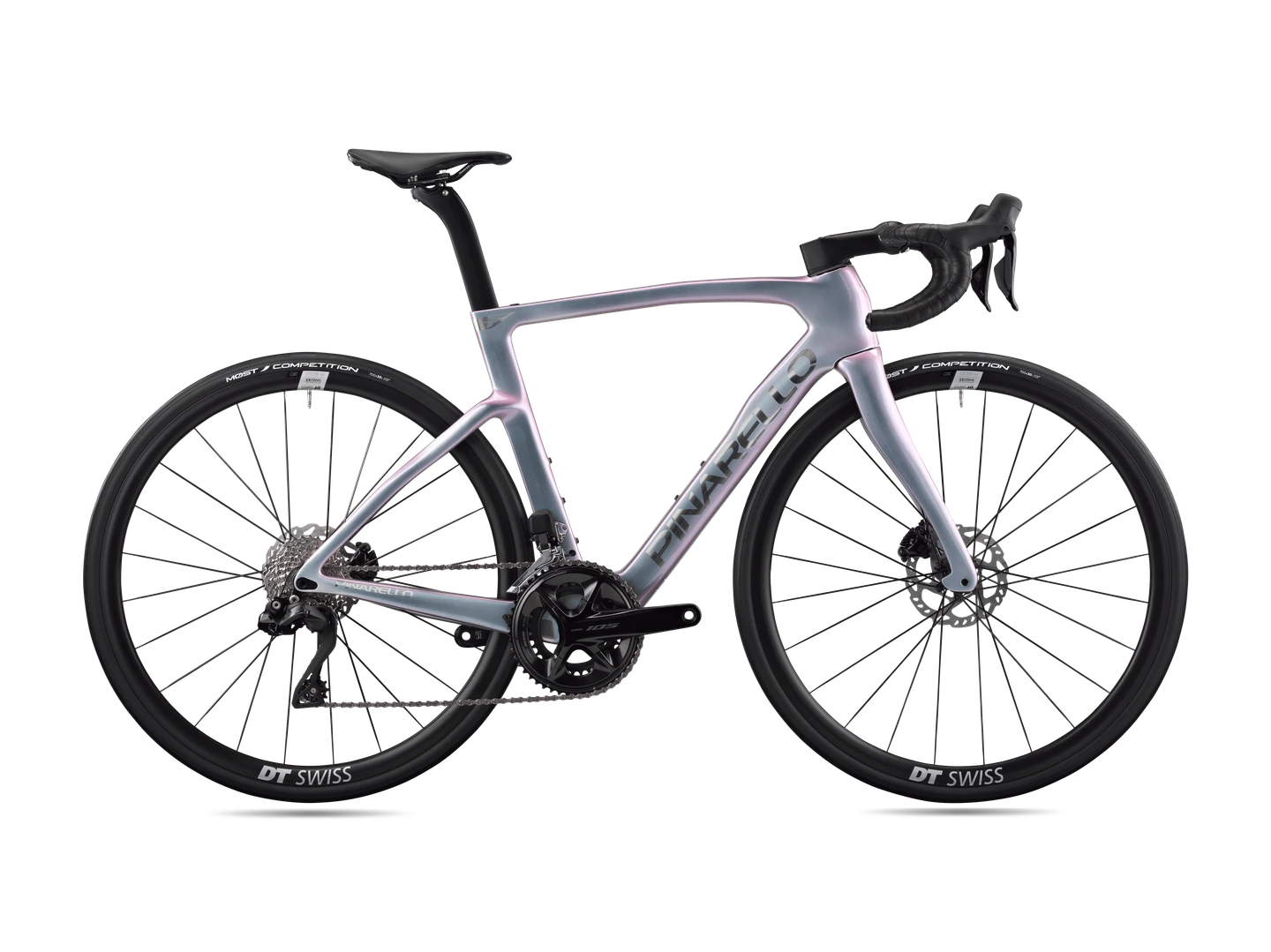 Pinarello F3 2026 - Shimano 105 Di2 2x12sp - DT Swiss A 1800 Spline - 064 / 46,5 / Interstellar Grey Shiny (46,5)
